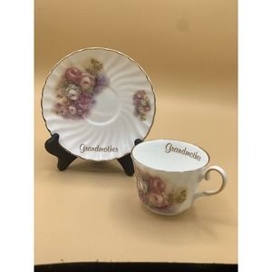Royal Patrician Fine Bone China Grandmother Cup & Saucer England